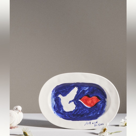 Anthropologie Other - New Anthropologie Hotel Magique for Anthropologie Art and Kisses Platter